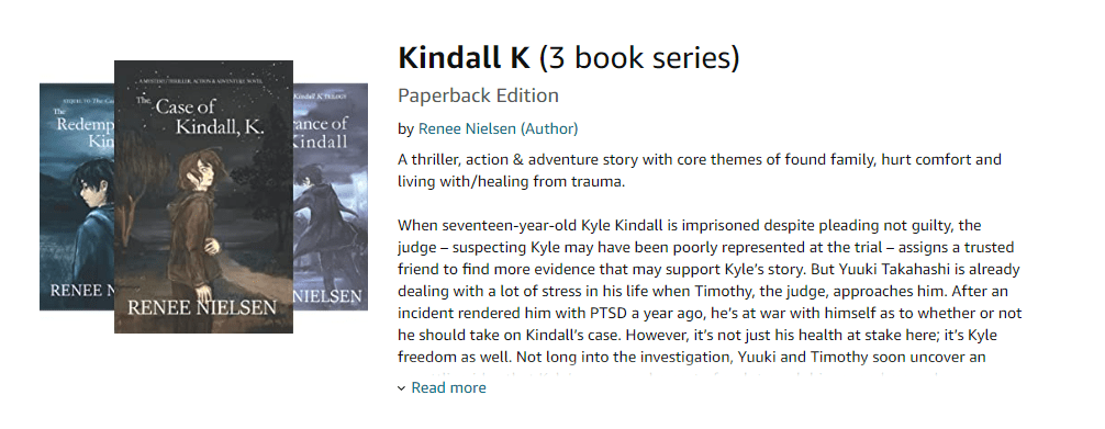 Screenshot of the Kindall K series on Amazon - https://www.amazon.com/dp/B08R2S5NXX?binding=paperback